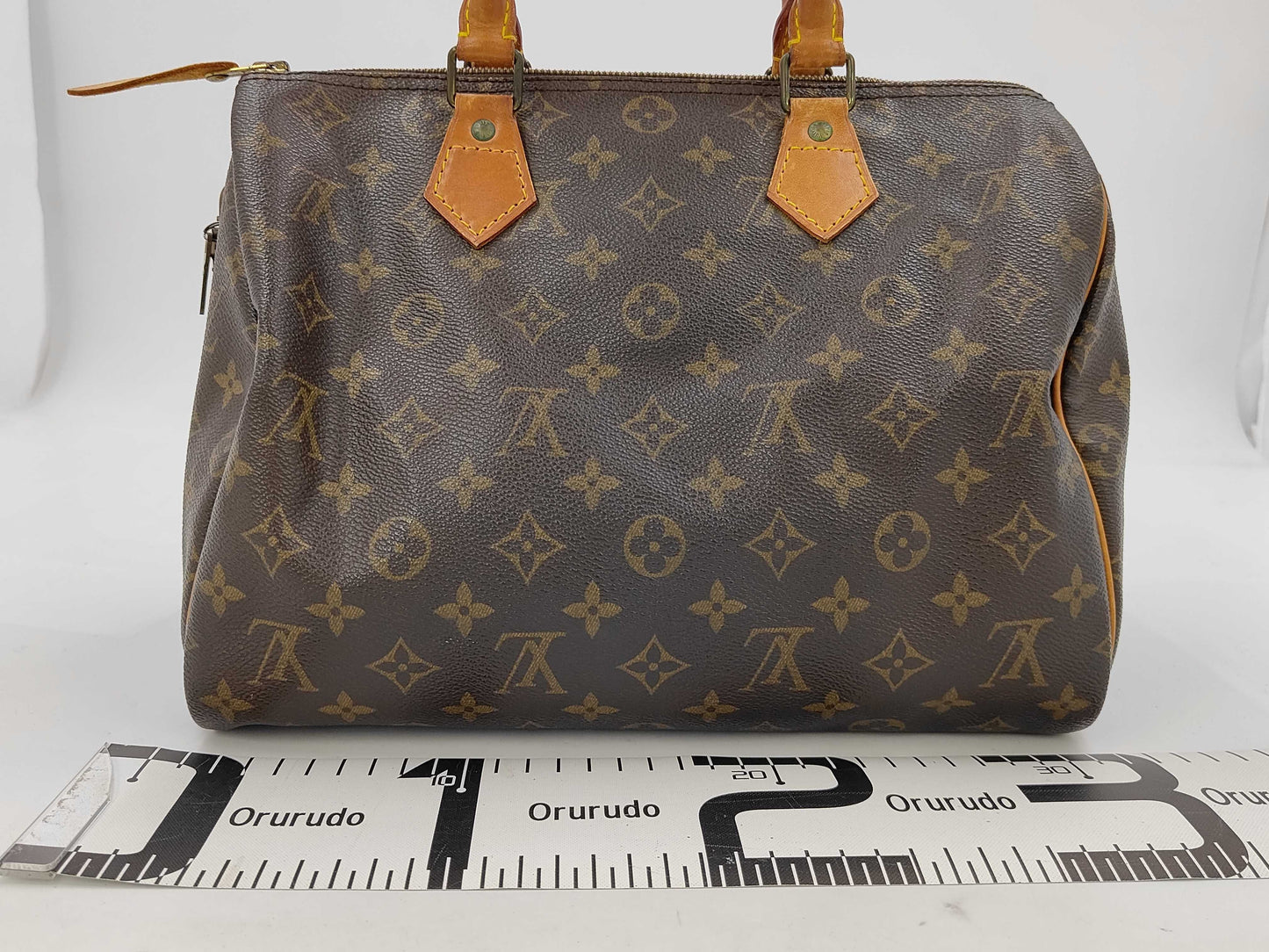 Louis Vuitton Speedy Handbag Monogram Canvas, Brown, Canvas, Handbag