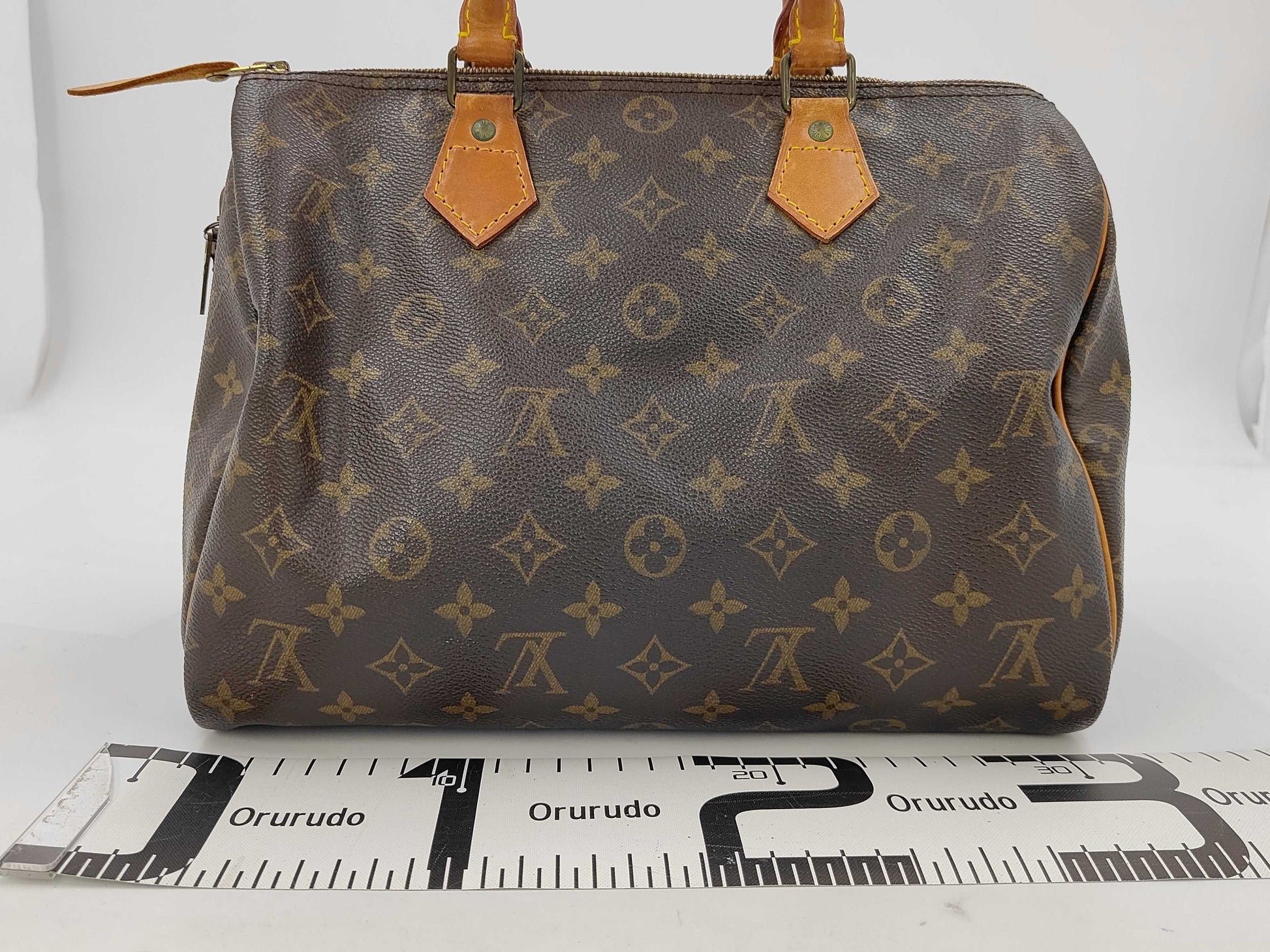 Louis Vuitton Speedy Handbag Monogram Canvas, Brown, Canvas, Handbag