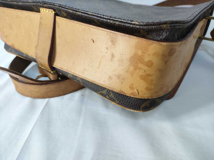 Louis Vuitton Cartouchiere Handbag Monogram Canvas, Brown, Canvas, Shoulder Bag