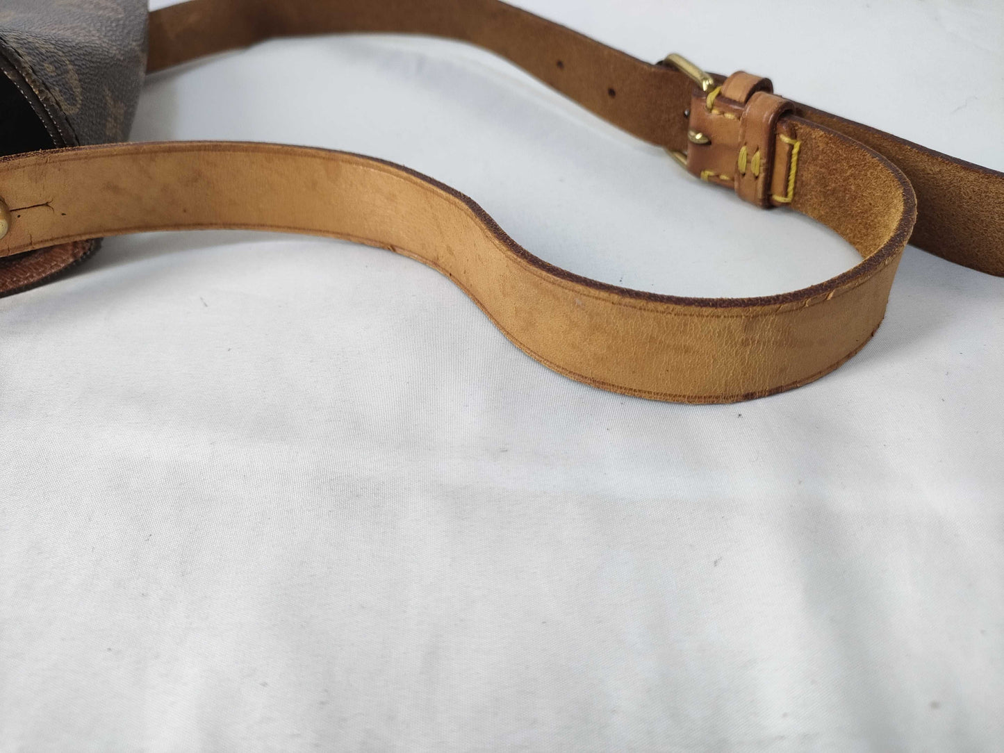 Louis Vuitton Cartouchiere Handbag Monogram Canvas, Brown, Canvas, Shoulder Bag