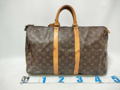 Louis Vuitton Keepall Bag Monogram Canvas, Brown, Canvas, Handbag
