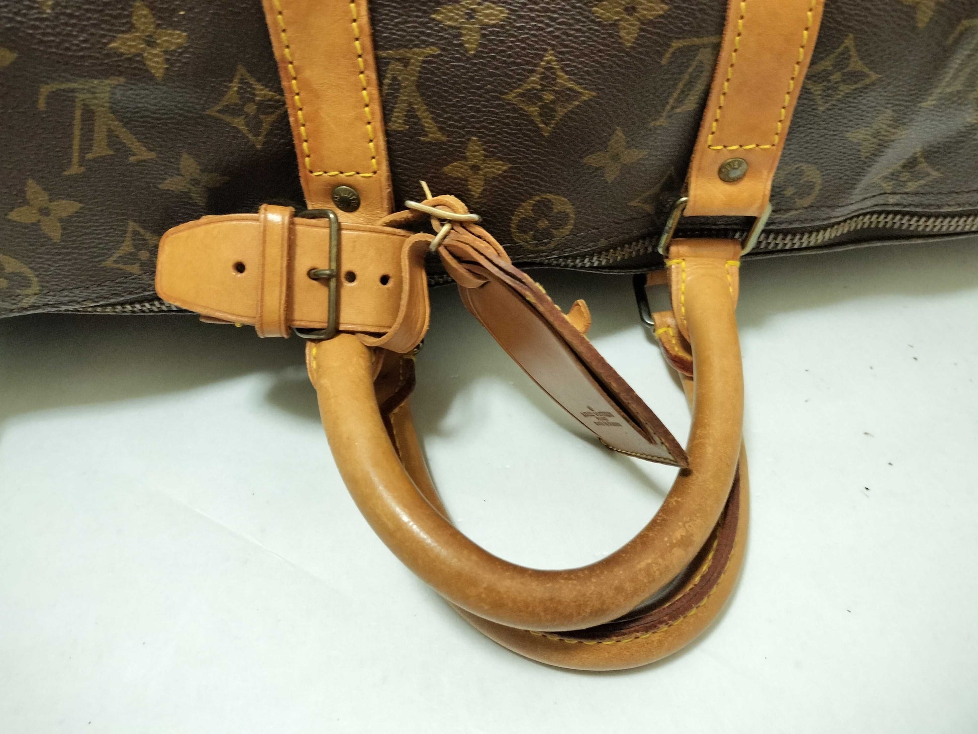Louis Vuitton Keepall Bag Monogram Canvas, Brown, Canvas, Handbag