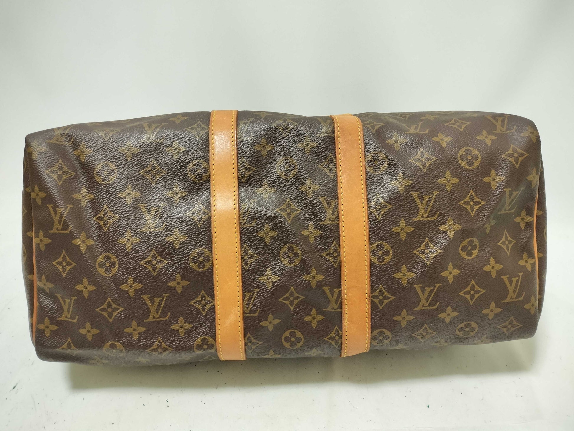 Louis Vuitton Keepall Bag Monogram Canvas, Brown, Canvas, Handbag