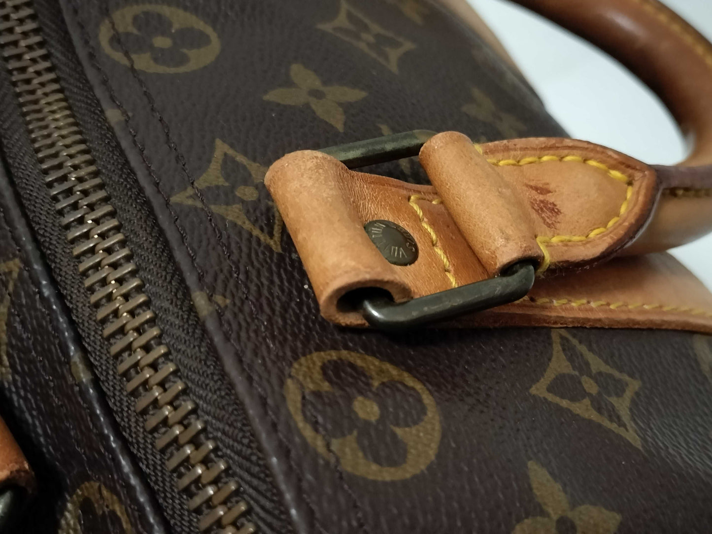 Louis Vuitton Keepall Bag Monogram Canvas, Brown, Canvas, Handbag