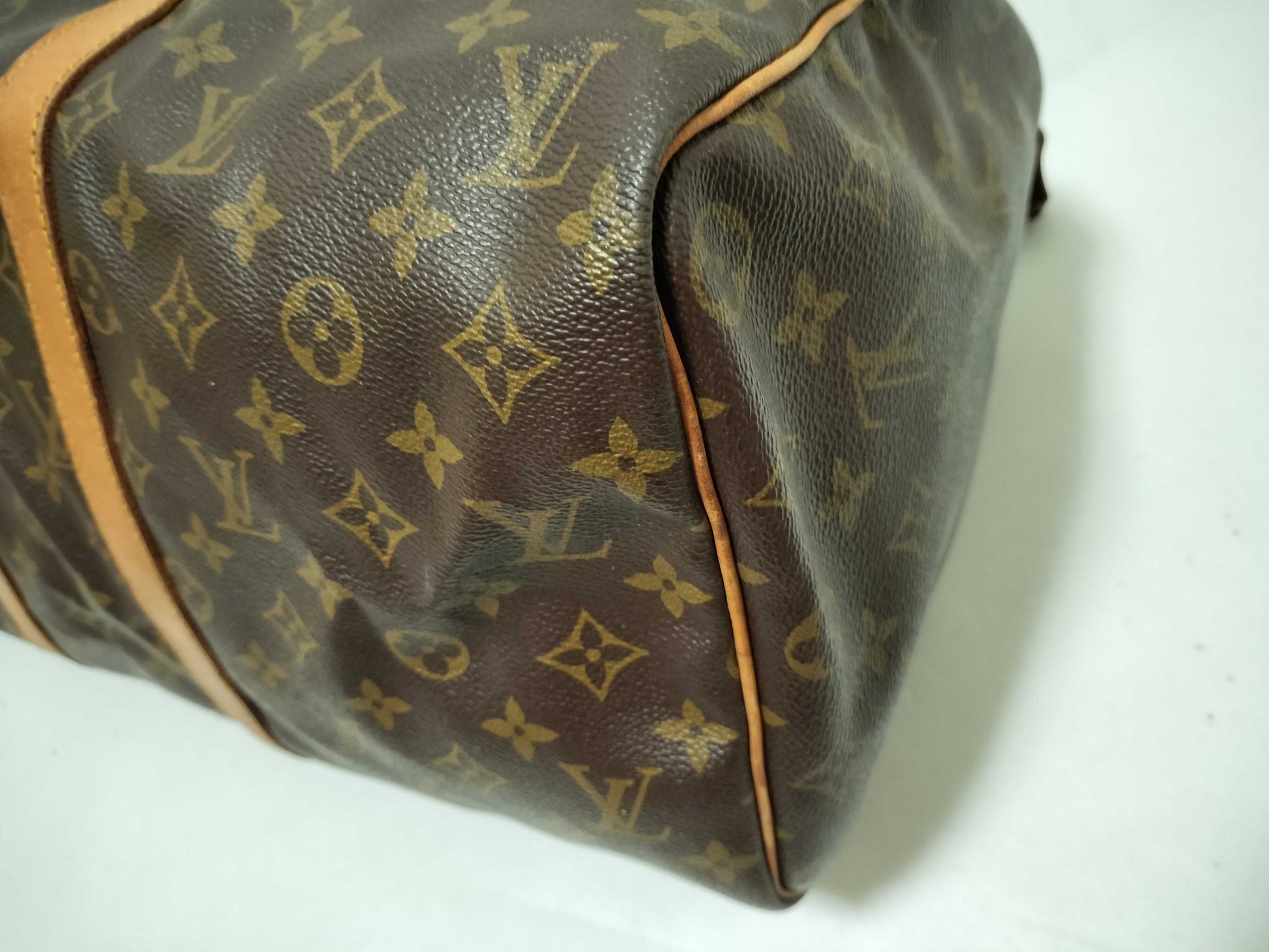 Louis Vuitton Keepall Bag Monogram Canvas, Brown, Canvas, Handbag
