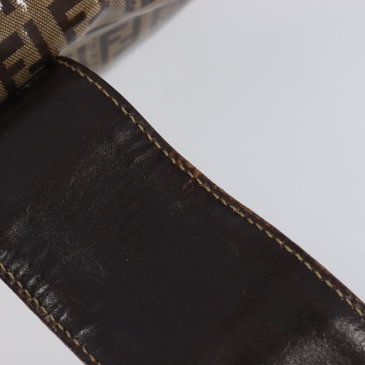 Fendi Zucchino Canvas Mamma Baguette Canvas, Brown, Canvas, Shoulder Bag