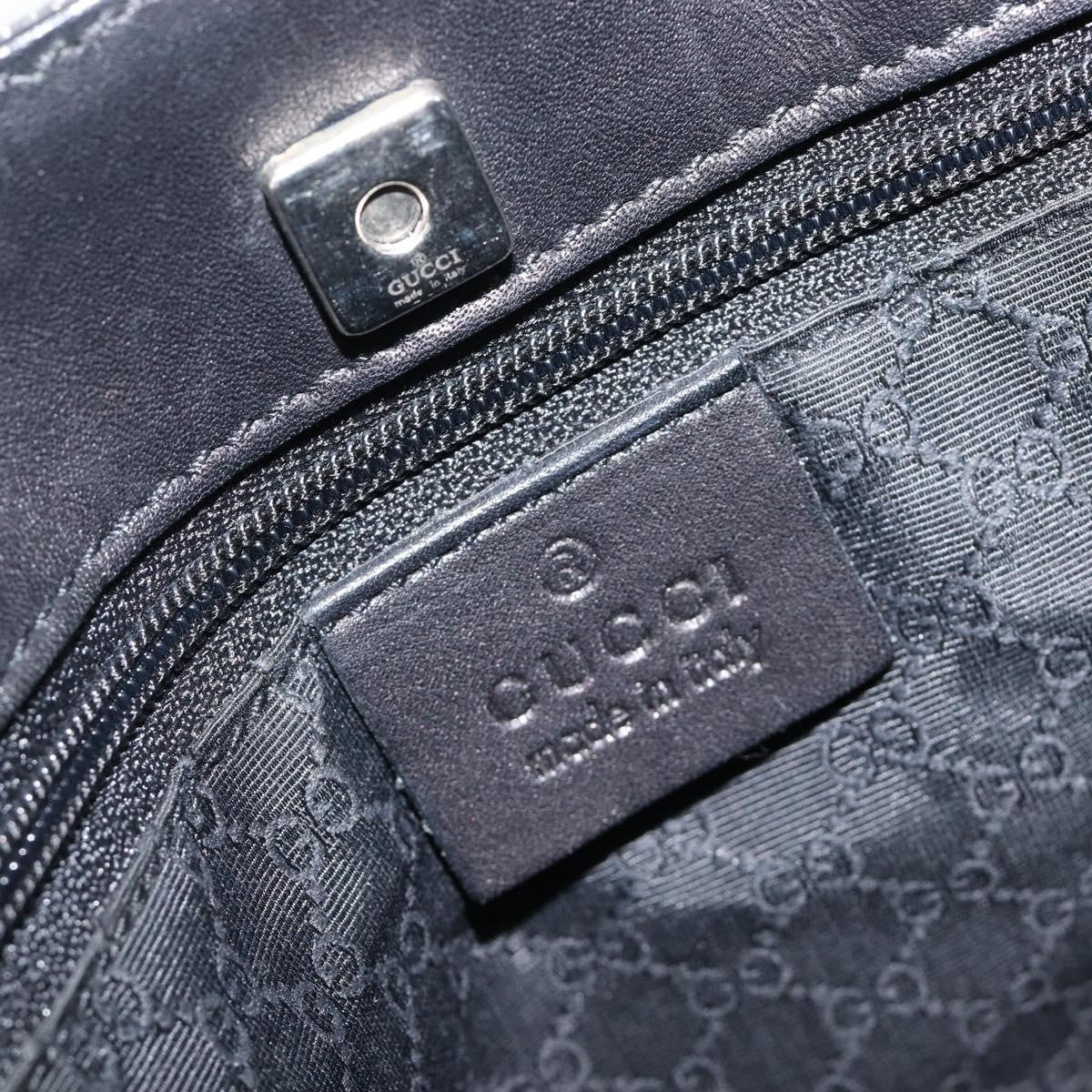 Gucci Sherry Line Tote Canvas, Black, Canvas, Tote Bag