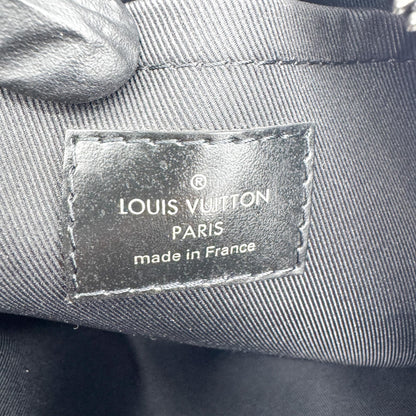 Louis Vuitton Discovery Pochette Monogram Eclipse Canvas, Black, Canvas, Clutch