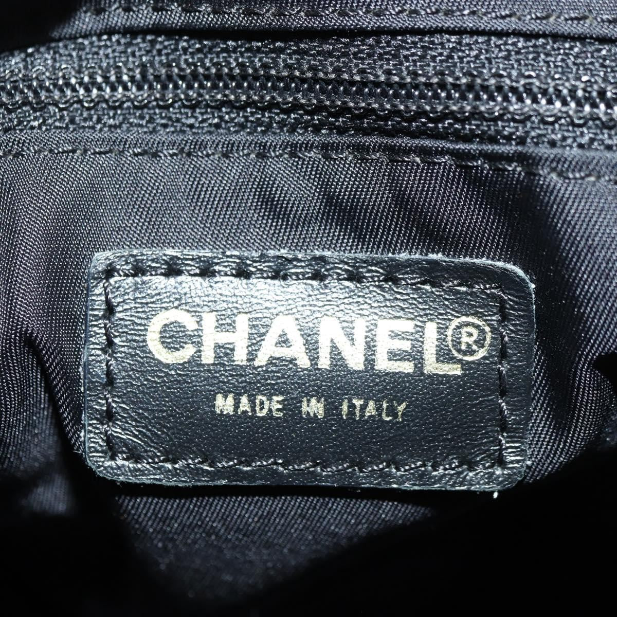 Chanel Travel Line Nylon, Black, Nylon, Tote Bag