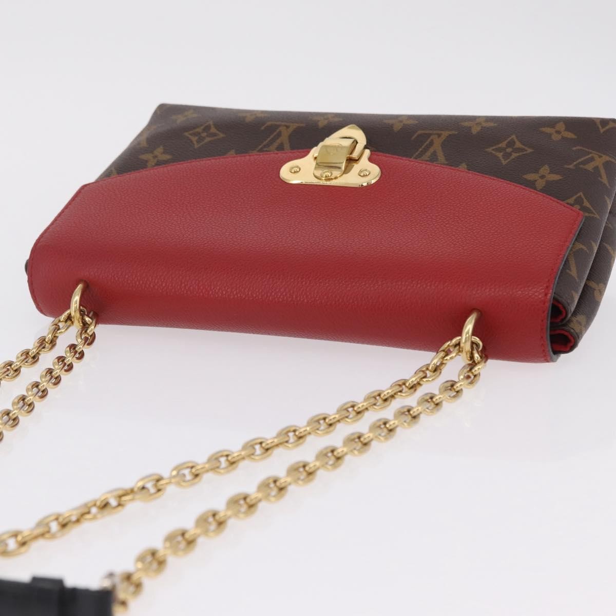 Louis Vuitton Saint Placide Monogram Canvas and Leather, Brown, Canvas, Handbag