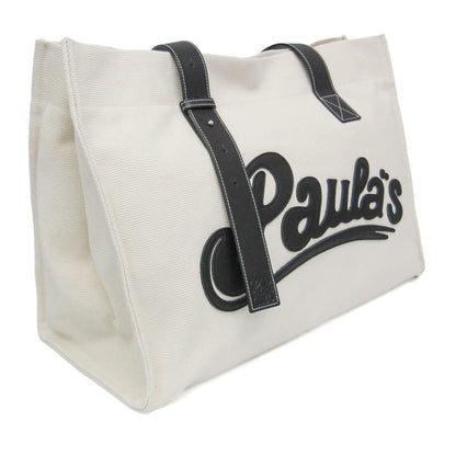 Loewe Paula's Ibiza Tote Canvas with Applique, Beige, Canvas, Tote Bag