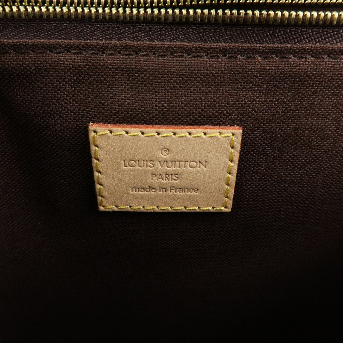 Louis Vuitton Menilmontant Monogram Canvas, Brown, Canvas, Handbag