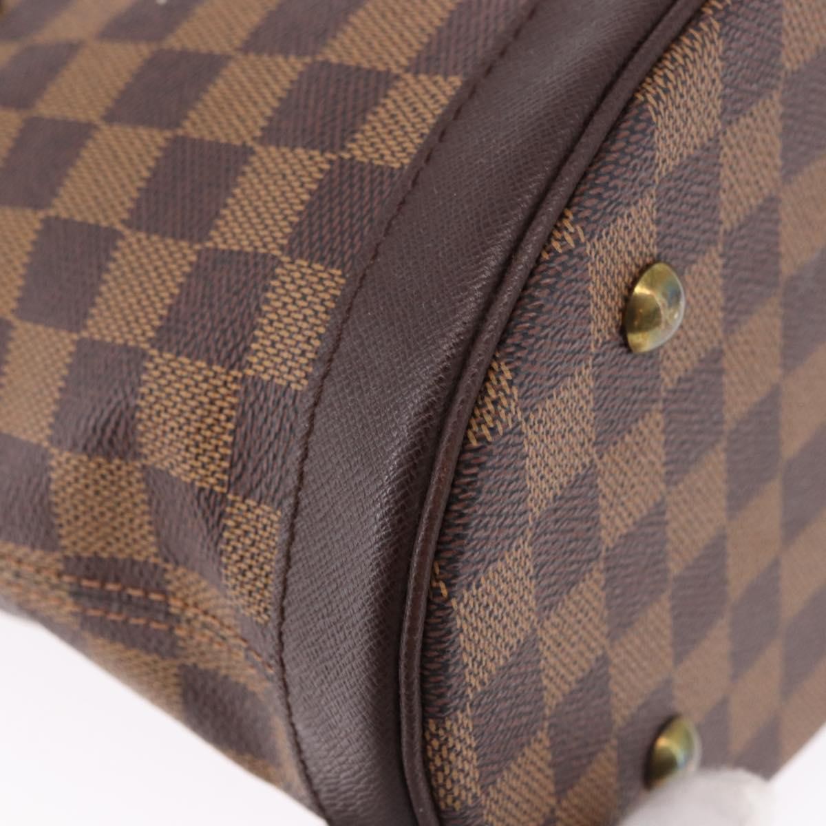 Louis Vuitton Marais Bucket Damier Ebene, Brown, Canvas, Shoulder Bag