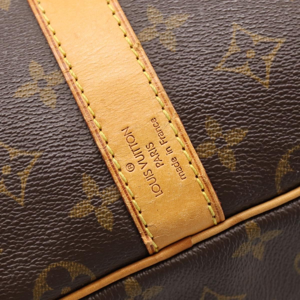 Louis Vuitton Keepall Bandouliere Monogram Canvas, Brown, Canvas, Travel Bag
