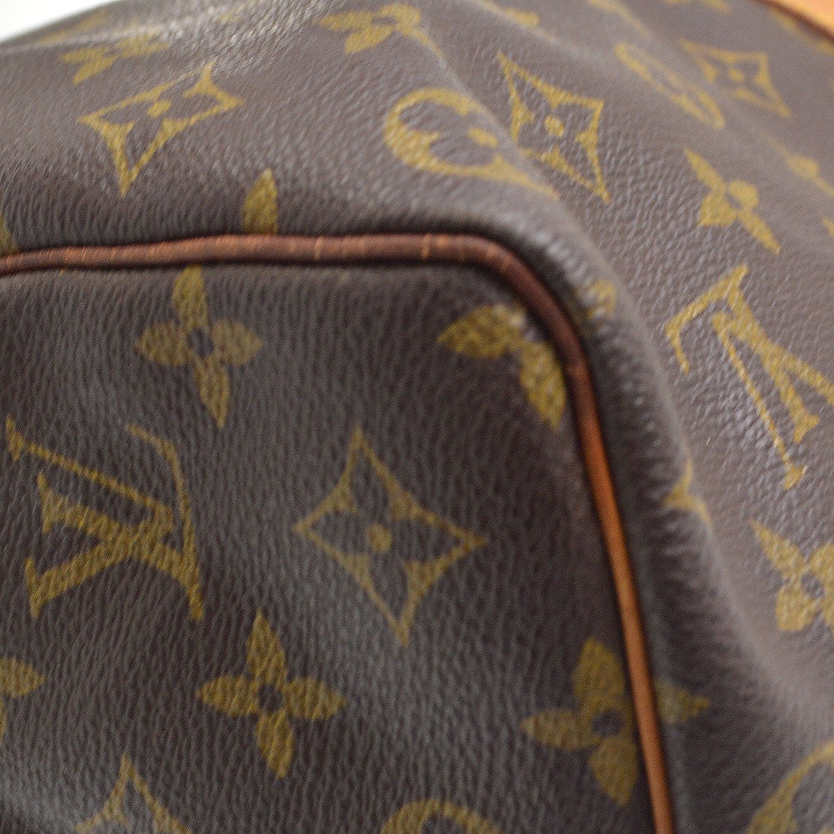 Louis Vuitton Keepall Monogram Canvas, Brown, Canvas, Travel Bag