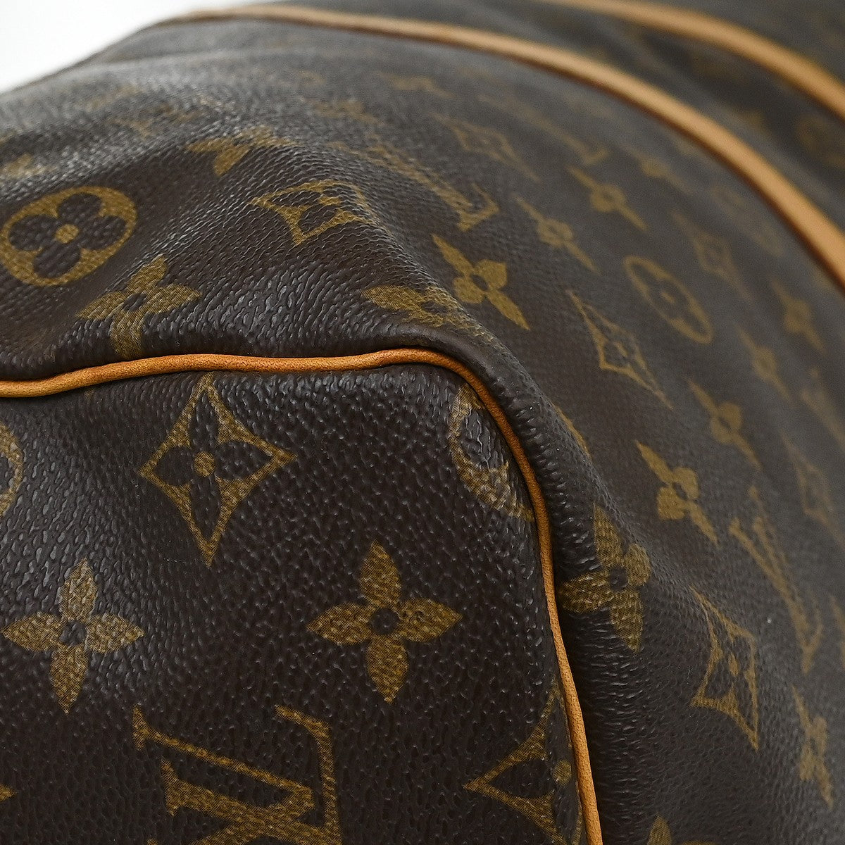 Louis Vuitton Keepall Monogram Canvas, Brown, Canvas, Travel Bag