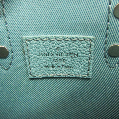 Louis Vuitton Sac Plat Limited Edition Marque Deposee Damier Giant, Turquoise, Canvas, Handbag