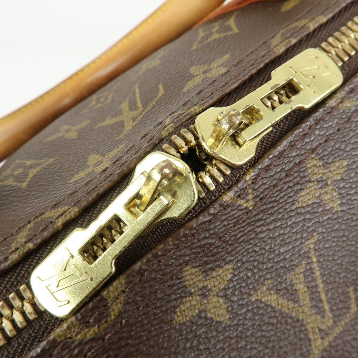 Louis Vuitton Keepall Monogram Canvas, Brown, Canvas, Travel Bag