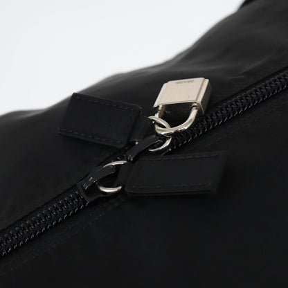 Prada Boston Tessuto, Black, Nylon, Handbag