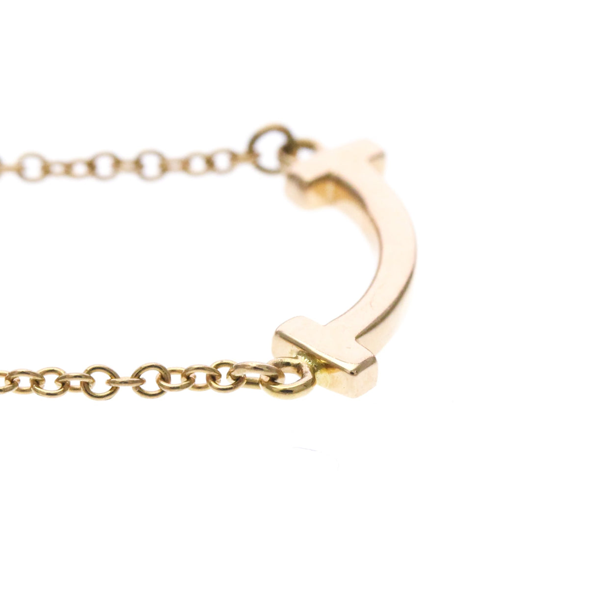 Tiffany & Co. T Smile Pendant 18K Rose Gold, Pink, Pink Gold, Necklace