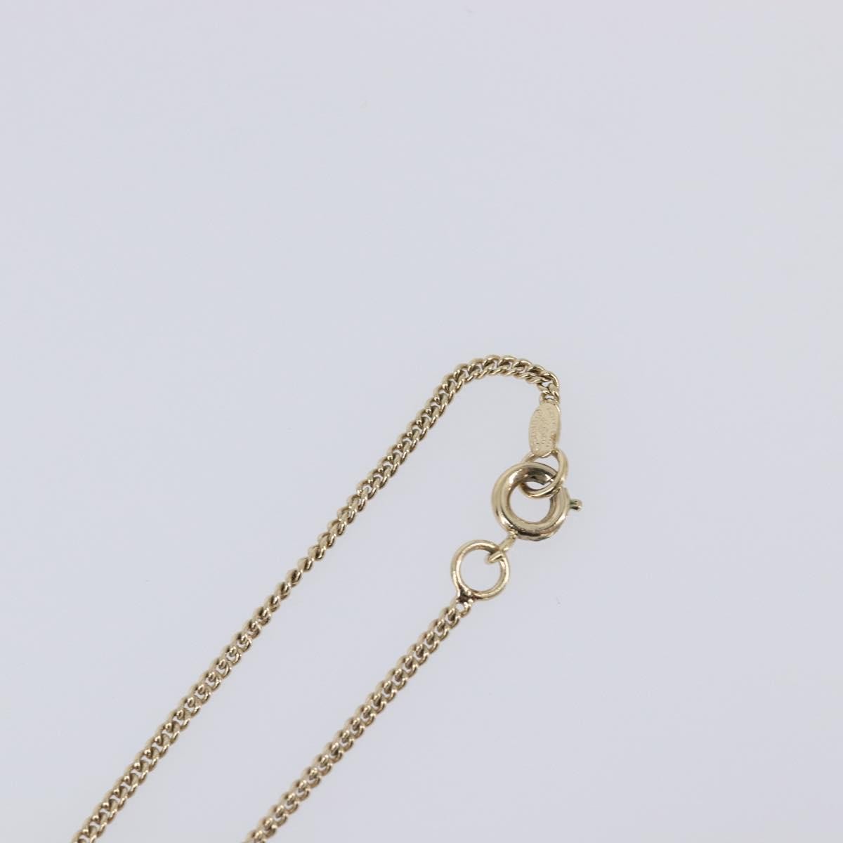 Chanel Square CC Pendant Metal, Gold, Metal, Necklace