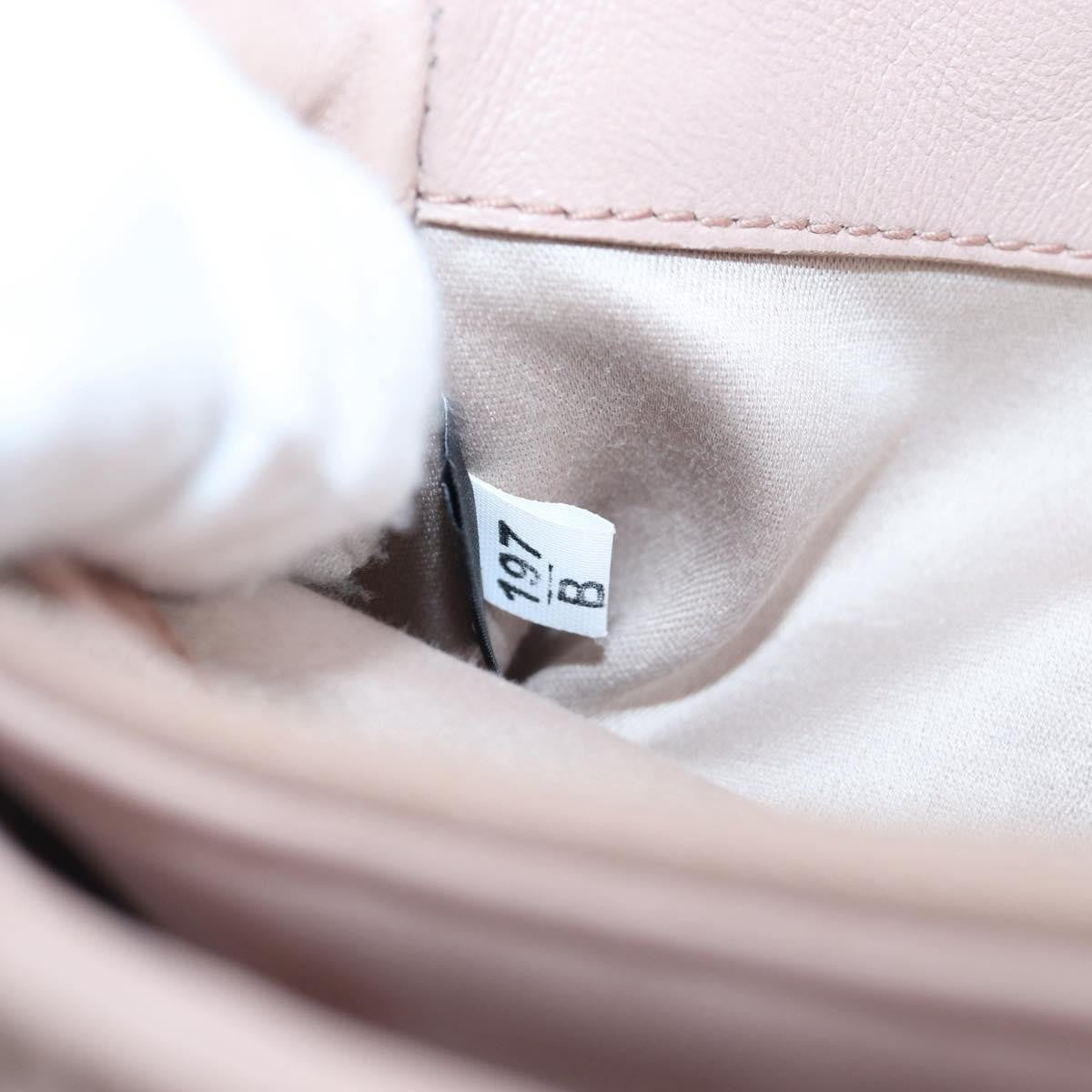 Miu Miu Crystal Clutch Matelasse Leather, Pink, Leather, Clutch
