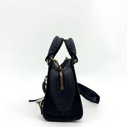 Balenciaga Neo Classic City Leather, Black, Leather, Handbag