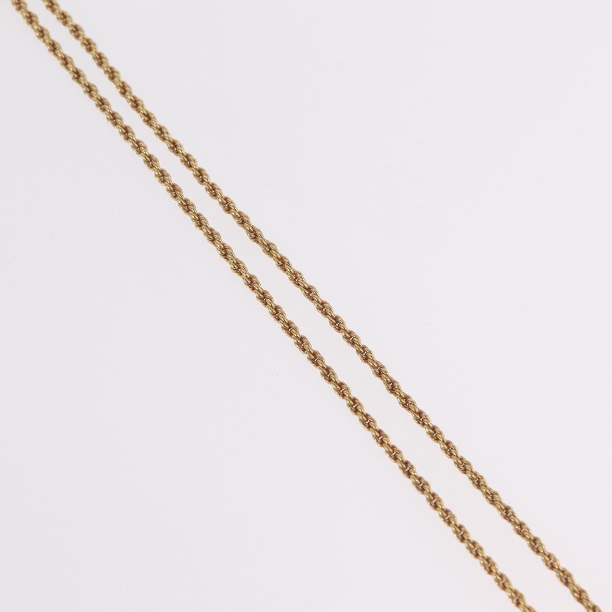 Christian Dior Vintage CD Heart Pendant Metal, Gold, Metal, Necklace