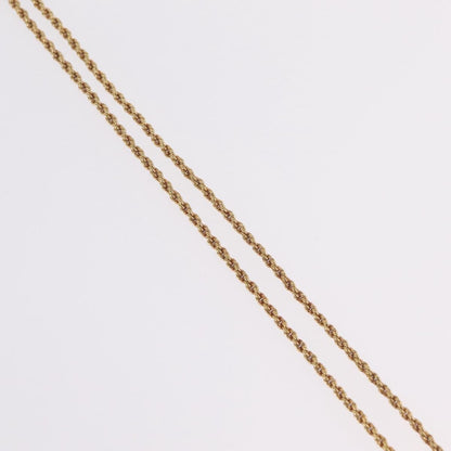 Christian Dior Vintage CD Heart Pendant Metal, Gold, Metal, Necklace