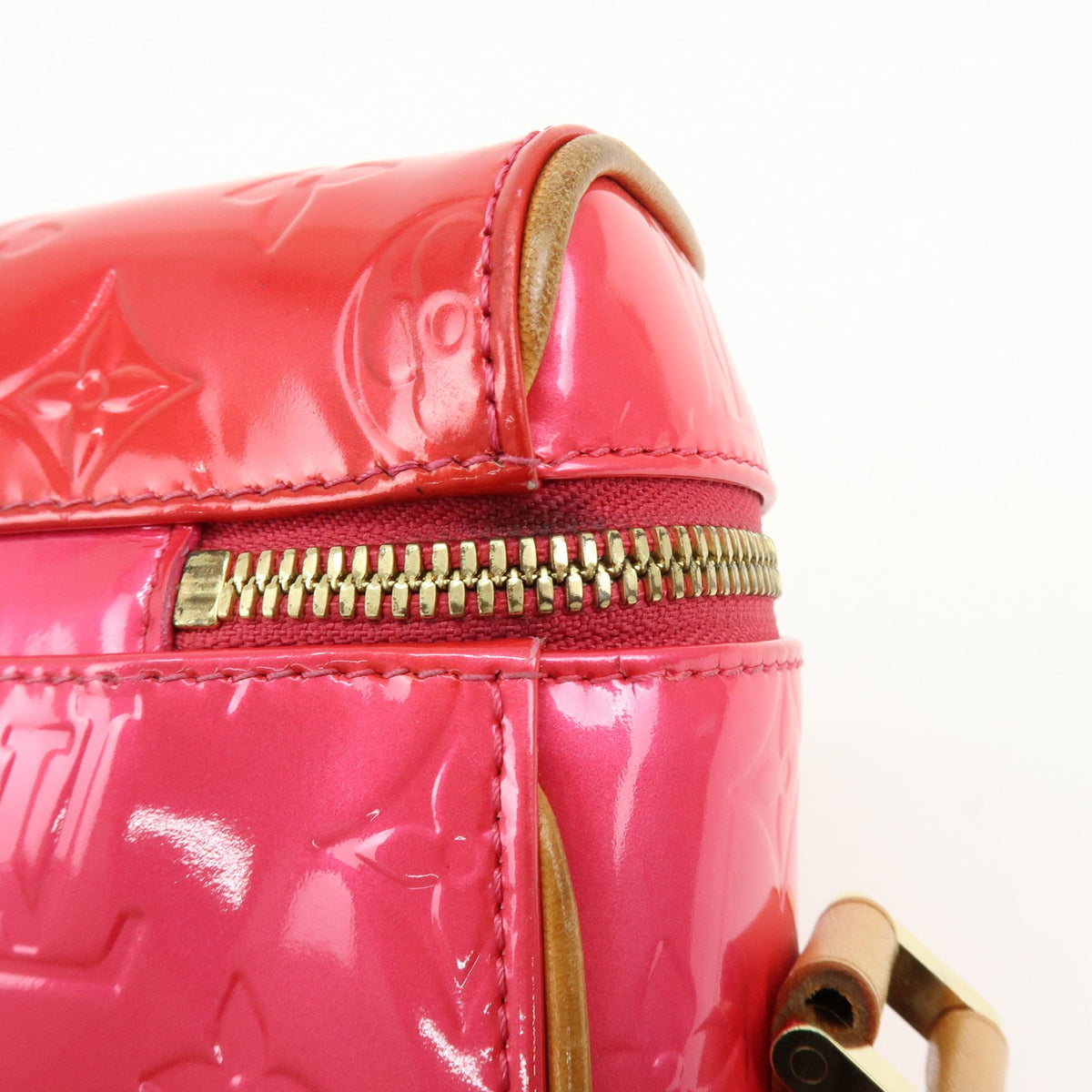 Louis Vuitton Sullivan Monogram Vernis, Pink, Patent Leather, Shoulder Bag