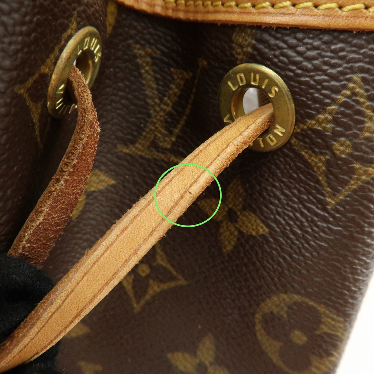 Louis Vuitton Vintage Montsouris Monogram Canvas, Brown, Canvas, Backpack