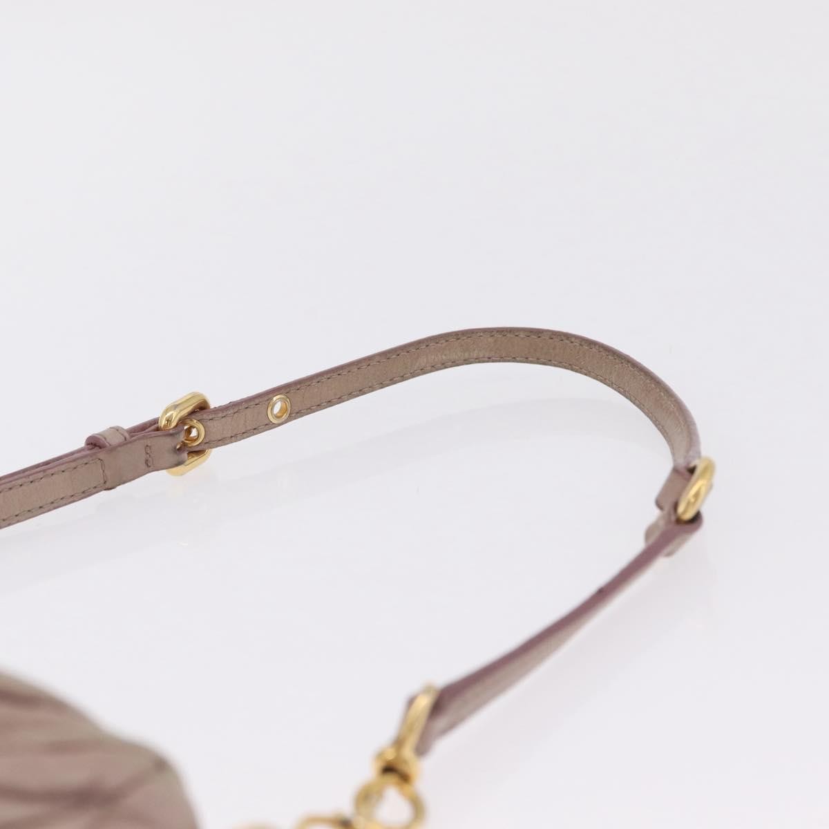 Miu Miu Shoulder Matelasse Leather, Pink, Leather, Shoulder Bag