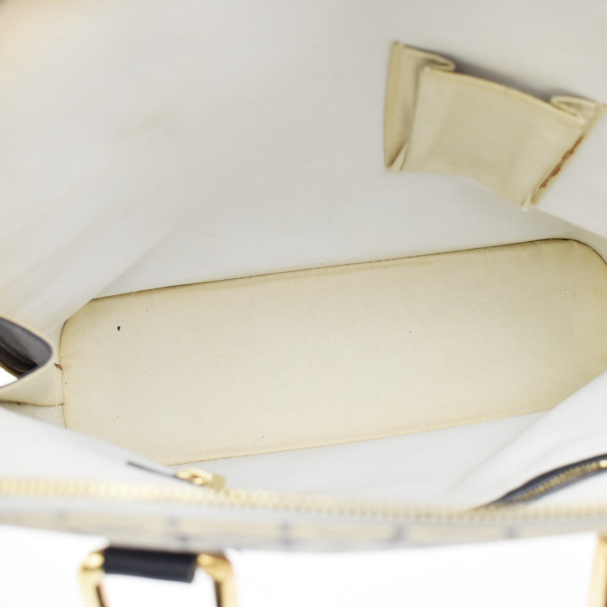 Louis Vuitton Alma Mini Lin, Blue, Canvas, Handbag