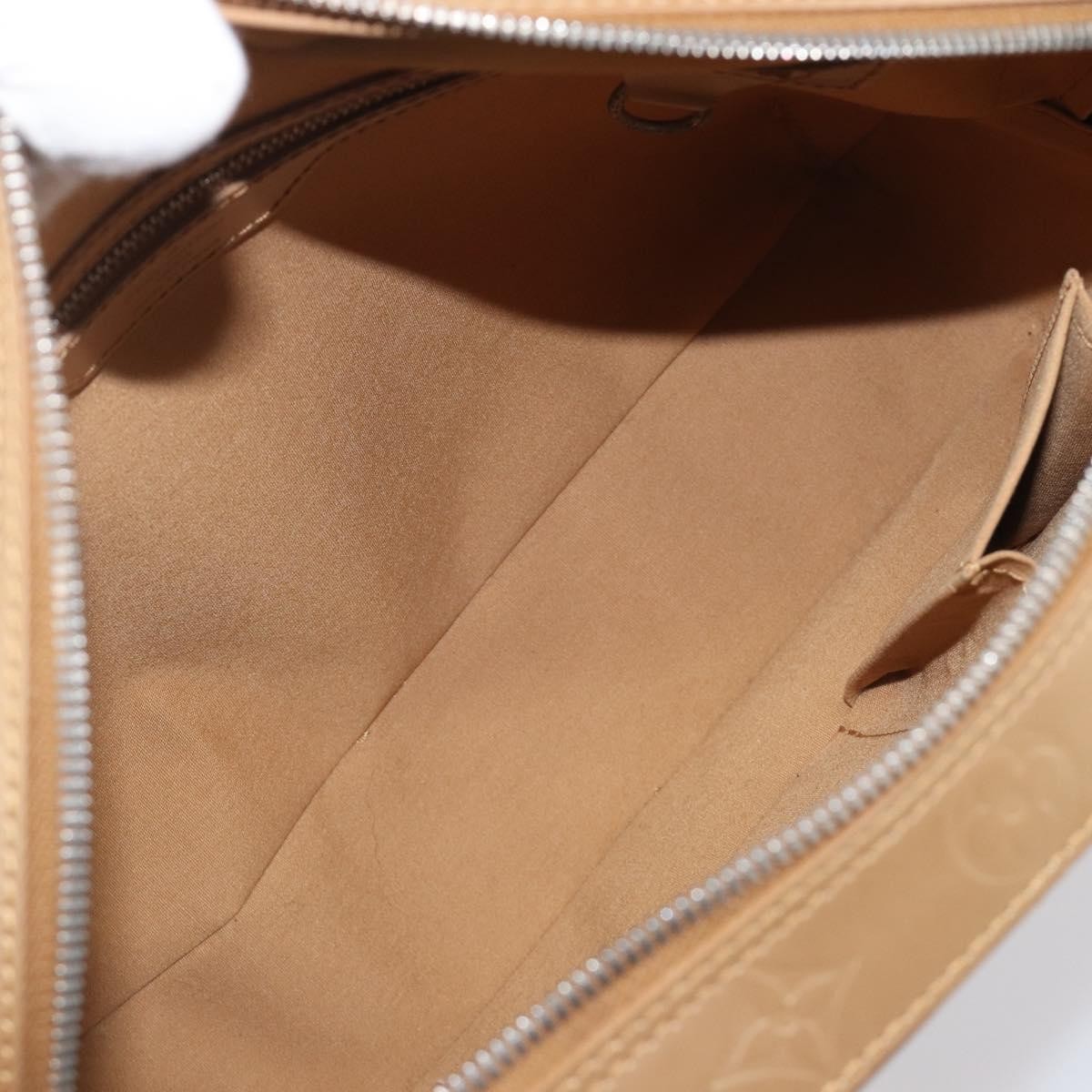 Louis Vuitton Mat Malden Monogram Vernis, Beige, Canvas, Handbag