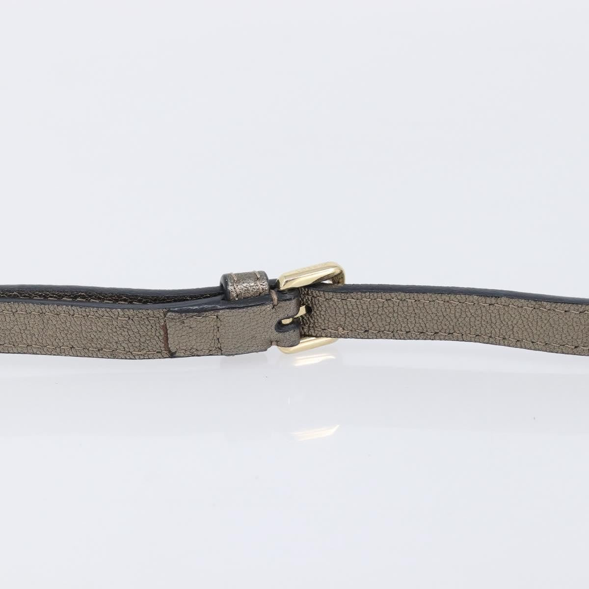 Loewe Front Pocket Leather, Gold, Leather, Crossbody Bag