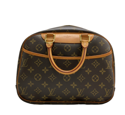 Louis Vuitton Trouville Handbag Monogram Canvas, Brown, Canvas, Handbag