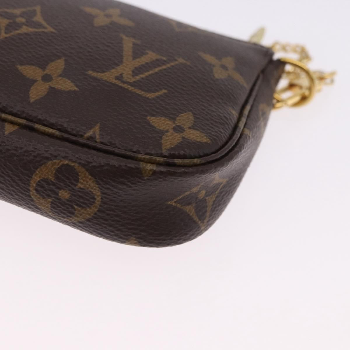 Louis Vuitton Mini pochette accessoires Canvas, Brown, Canvas, Clutch