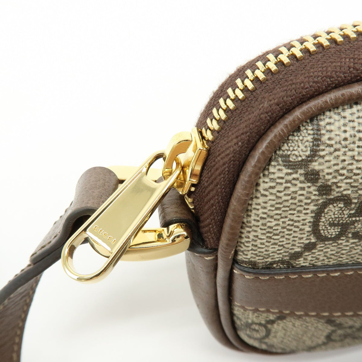 Gucci Ophidia GG Coated Canvas, Brown, Leather, Crossbody Bag