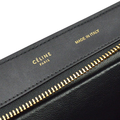 Celine Tricolor Trapeze Leather, Multicolour, Leather, Handbag