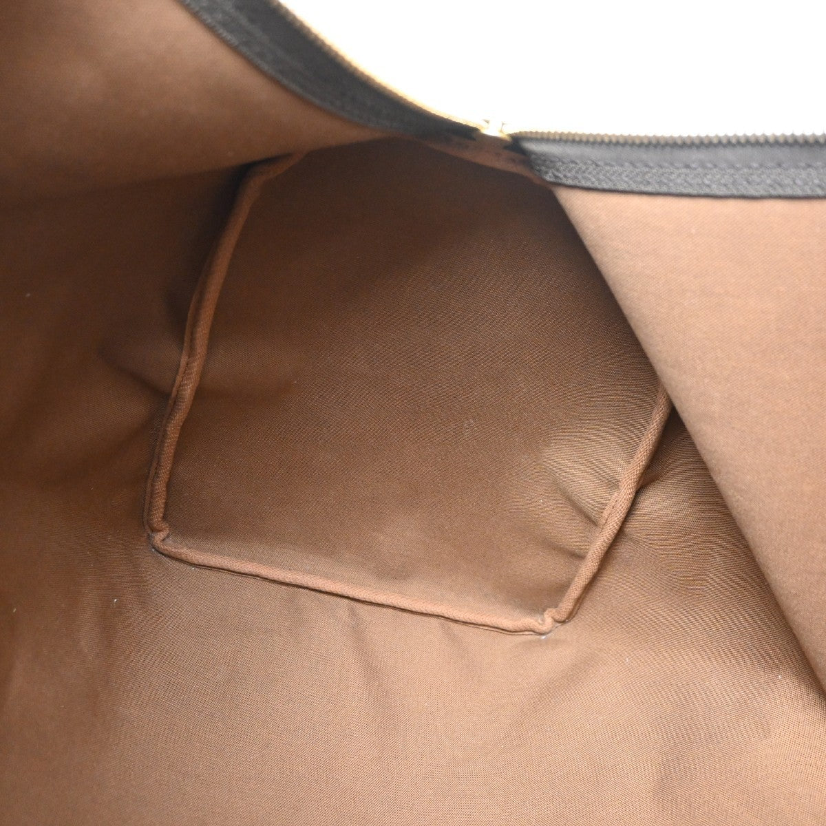 Louis Vuitton Keepall Monogram Canvas, Brown, Leather, Travel Bag