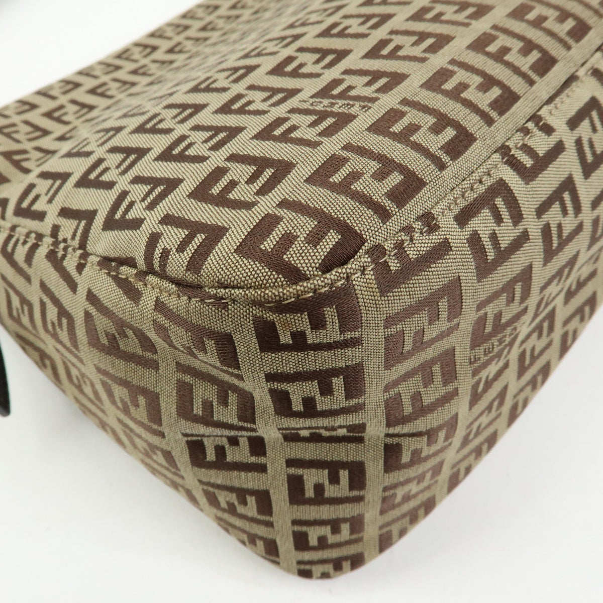 Fendi Fendi mamma baguette Jacquard Canvas, Beige, Canvas, Handbag