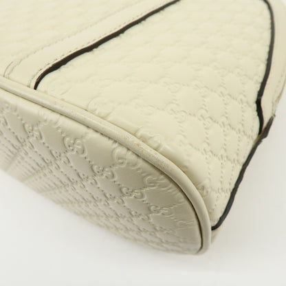 Gucci Convertible Dome Satchel Guccissima Leather, White, Leather, Handbag