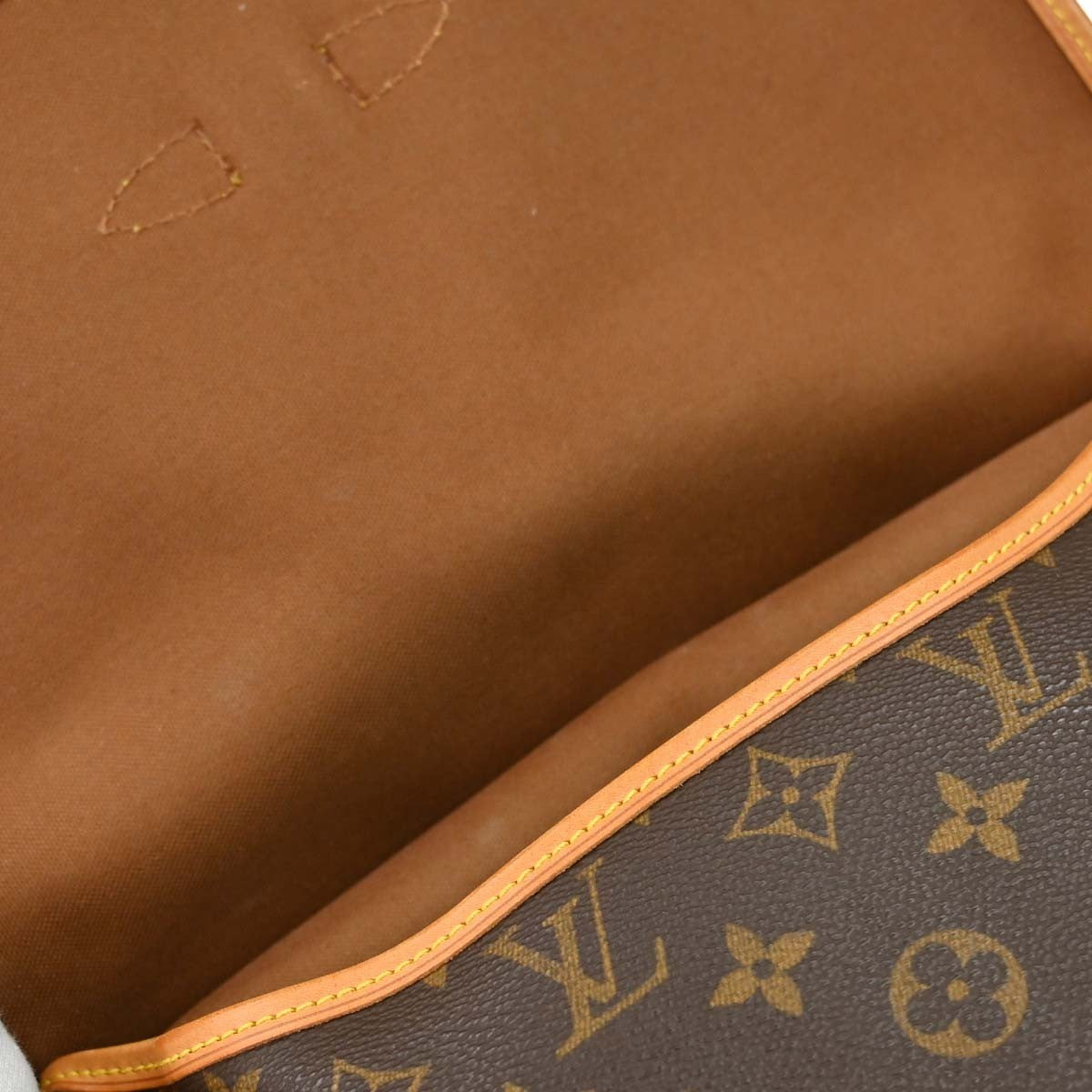 Louis Vuitton Saumur Monogram Canvas, Brown, Canvas, Shoulder Bag