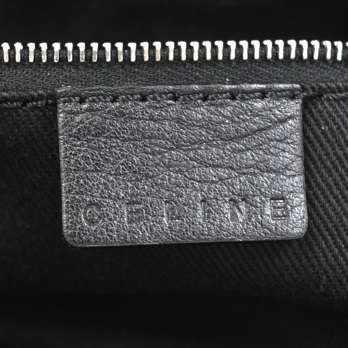 Celine C Macadam Suede, Black, Suede, Handbag