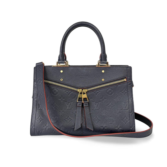 Louis Vuitton Sully Tote Monogram Empreinte Leather, Red, Leather, Handbag