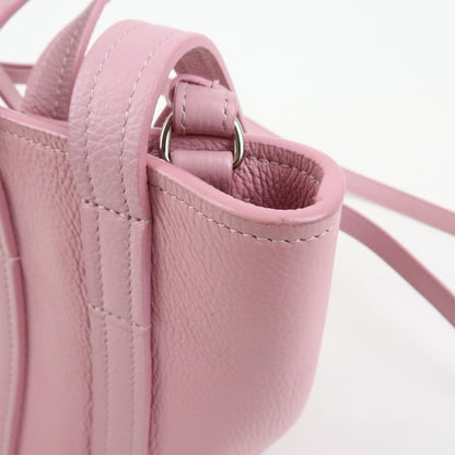 Balenciaga Everyday 2.0 North South Leather, Pink, Leather, Tote Bag