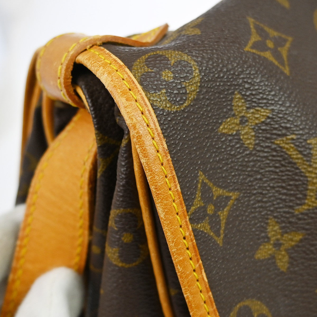 Louis Vuitton Saumur Monogram Canvas, Brown, Canvas, Shoulder Bag