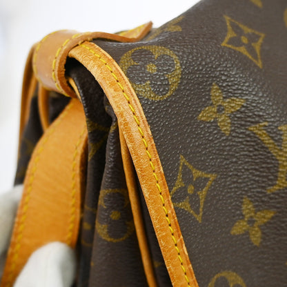 Louis Vuitton Saumur Monogram Canvas, Brown, Canvas, Shoulder Bag