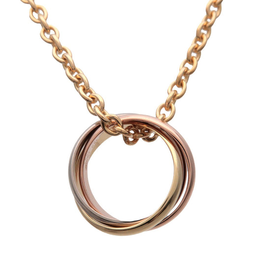 Cartier Trinity Choker 18K Tricolor Gold, Gold, Gold, Necklace