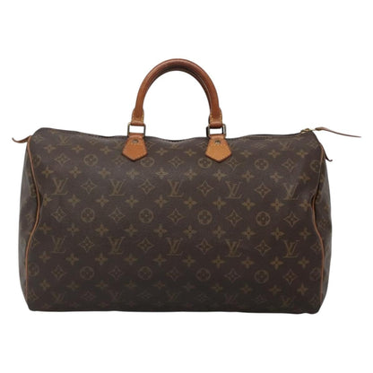 Louis Vuitton Speedy Bandouliere Bag Monogram Canvas, BROWN, CANVAS, Handbag